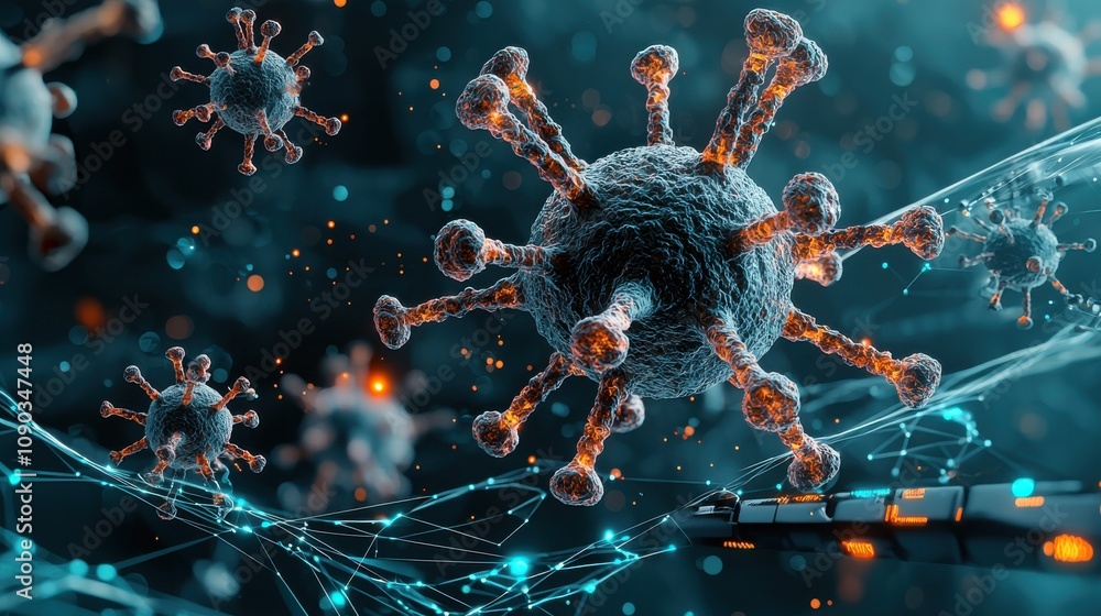 Leinwandbilder Navigating the complex web of ai neural networks affected by cyber standards a comprehensive analysis of technology in modern environments