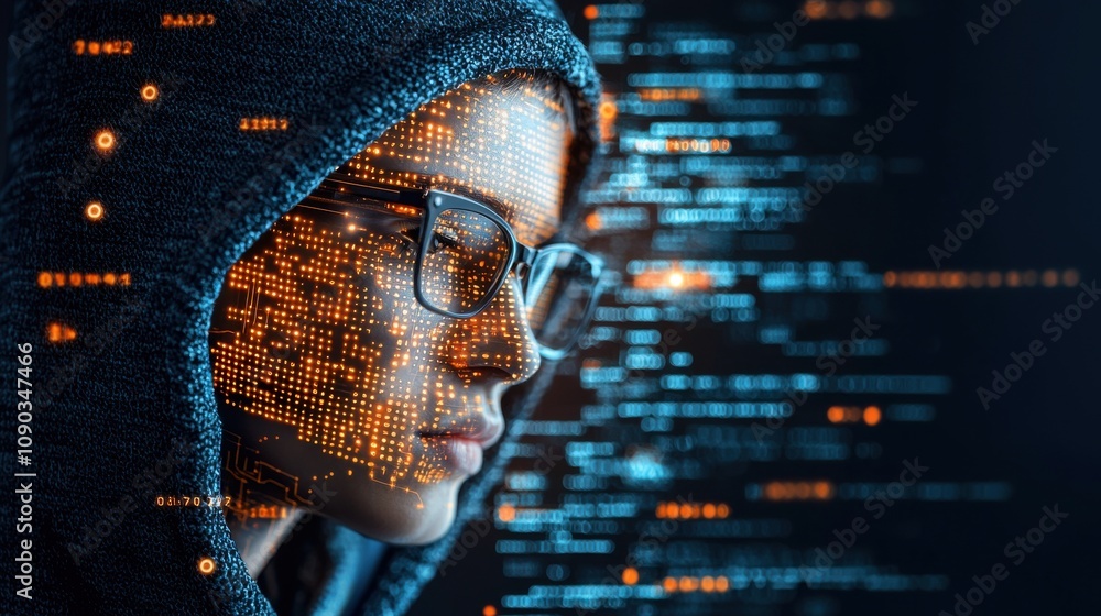 Leinwandbilder cybersecurity analyst detecting ai-based malware activities insights trends and strategies in digita