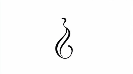 Fototapeta premium Minimalist Continuous Line Art Symbol