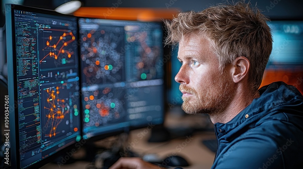 Poster Mitigating cybersecurity threats breached ai data control center digital workspace analysis of security measures
