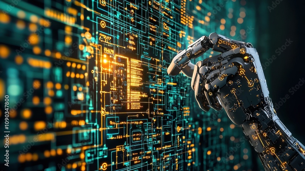 Poster Visualizing data breaches with ai algorithms analyzing security standards in digital environments