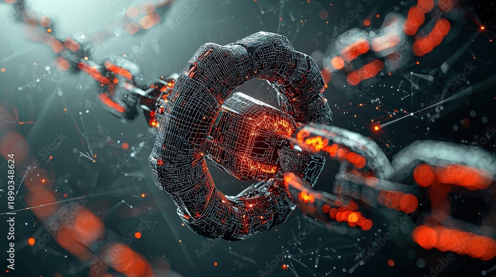 Poster Disruption of ai node networks due to breach analyzing the impact on cybersecurity standards in the digital landscape
