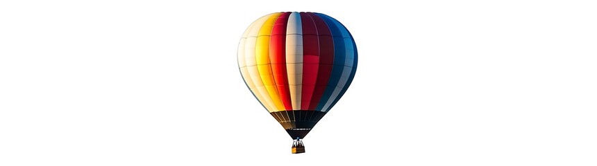Naklejka premium Hot air balloon isolated on white background