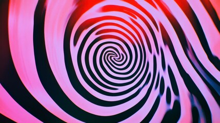 Obraz premium Swirling Psychedelic Patterns in Vibrant Colors