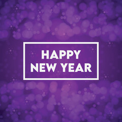 Happy new year banner design