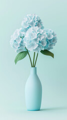 Blue Hydrangea in a Blue Vase