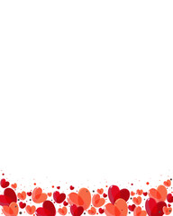 Background with hearts for decoration for all lovers day. 