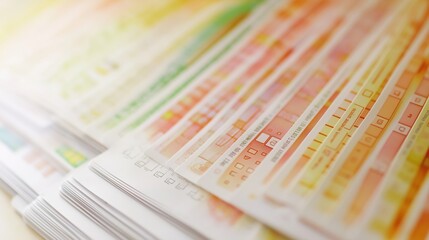 Medical charts displaying detailed records of withdrawal symptoms, emphasizing the importance of accurate documentation in patient care and treatment progress.