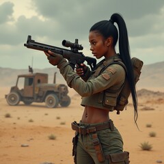 girl with a gun