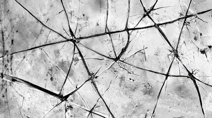 Scientific Diagram of Metal Fatigue with Microscopic Cracks and Stress Patterns on Metal Surface