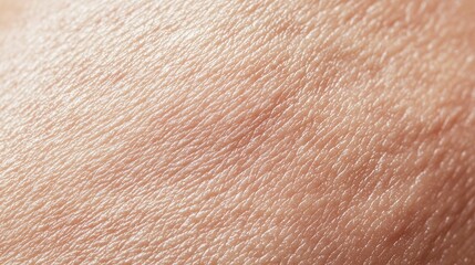 Naklejka premium Close-up macro shot of human skin texture, showing pores and subtle lines.
