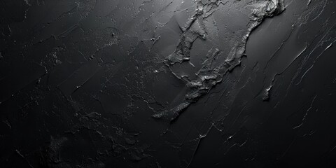 Fototapeta premium Textured Black Surface with Light