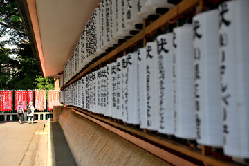 祭りの日の赤坂日枝神社にて