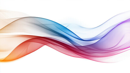 Obraz premium Flowing abstract waves in vibrant colors create dynamic visual experience