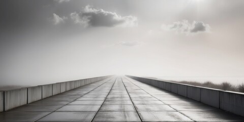 Obraz premium Brutalist Steel Pathway with Weld Lines and Light Rust in Outdoor Setting.