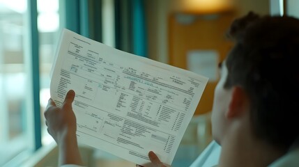Naklejka premium Medical charts displaying detailed records of withdrawal symptoms, emphasizing the importance of accurate documentation in patient care and treatment progress.