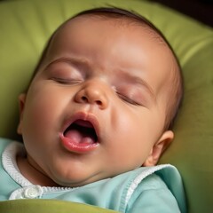baby sleeping with mouth open,baby sleeping,baby
