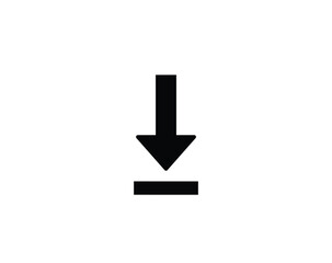 Fototapeta premium download icon button