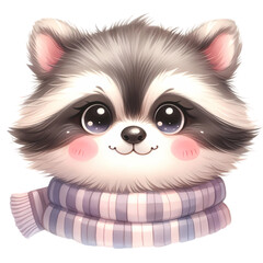 Obraz premium beautiful cartoon animal illustration