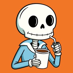 Skeleton coffee
