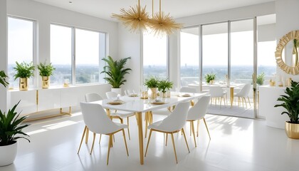 Obraz premium Photo interior modern design room 3d illustration