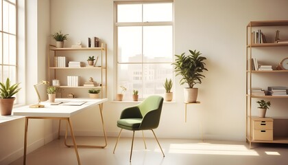 Photo interior modern design room 3d illustration