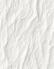 Obraz premium White paper texture background , Wrinkled White Paper Texture Background for Creative and Design Projects 