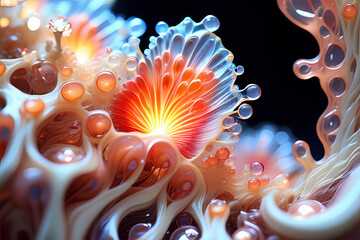 Obraz premium abstract fractal background