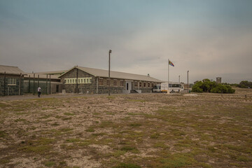 Obraz premium Robben Island prison building