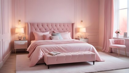 Photo interior modern design room 3d illustration