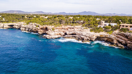 Obraz premium Mallorca's Scenic Rocky Coastline