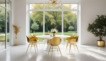 Obraz premium Photo interior modern design room 3d illustration