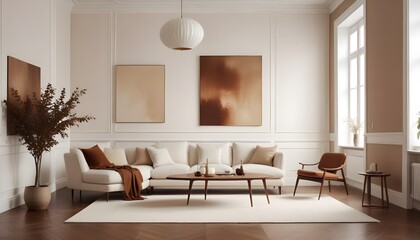 Fototapeta premium Photo interior modern design room 3d illustration
