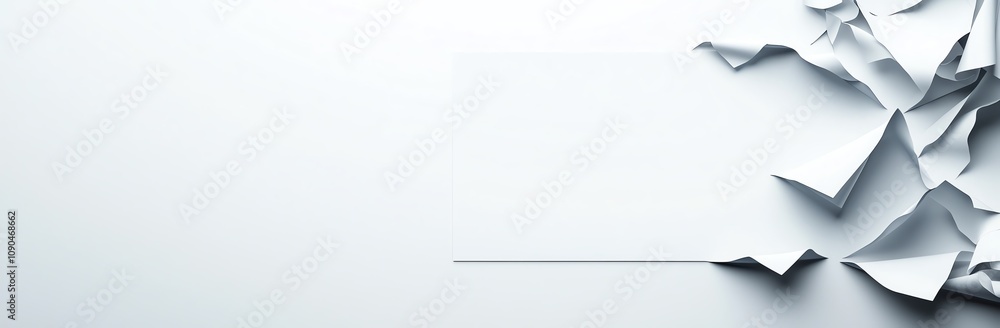 Aufkleber abstract torn paper background with jagged edges on a clean white surface. ideal for creative design