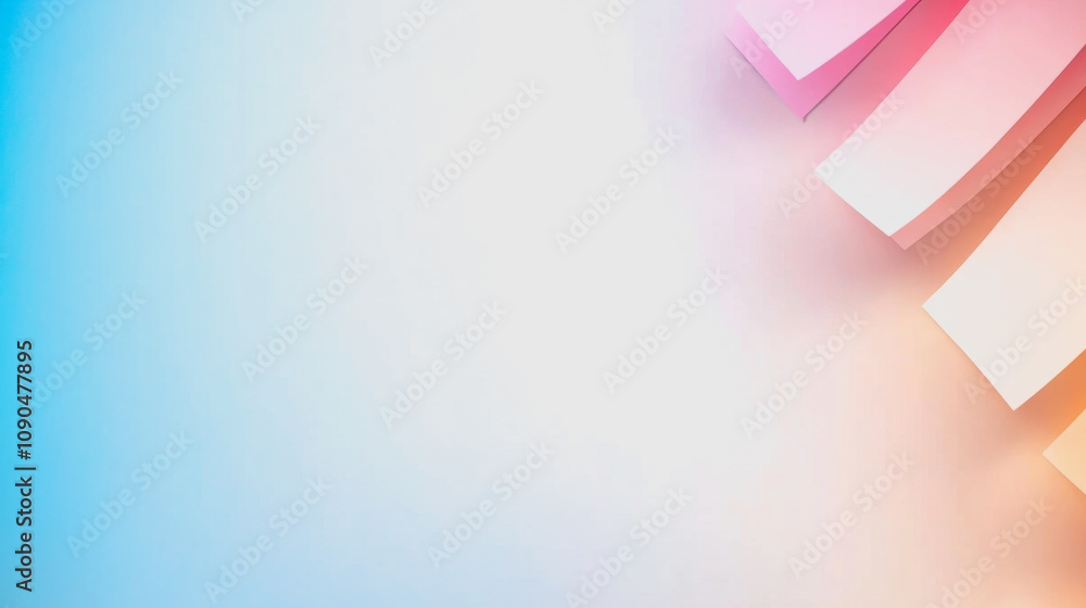 Poster abstract background with soft gradient colors and curved shapes ideal for creative projects, invitat