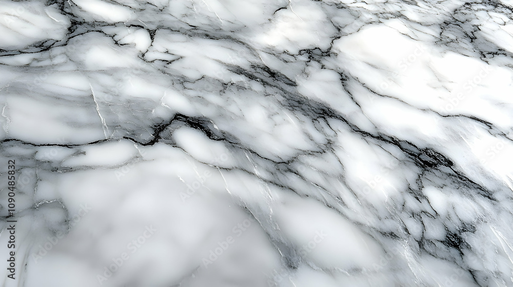 Poster abstract gray and white marble texture background image, showing veins and patterns