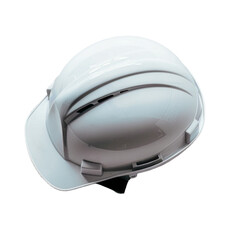Fototapeta premium PNG Construction safety white helmet on a png background