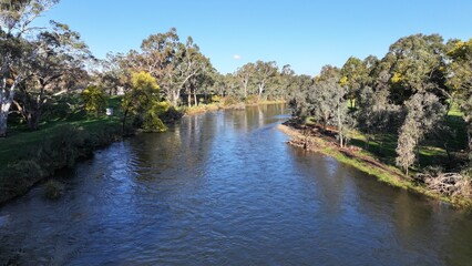 Aerial photo of Alexandra Victoria Australia