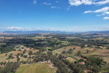 Aerial photo of Alexandra Victoria Australia