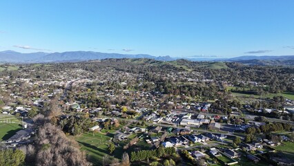 Aerial photo of Alexandra Victoria Australia