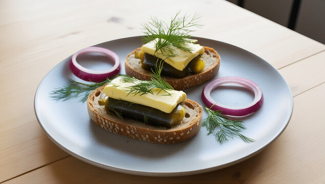 Rustic Nordic Cuisine: Fresh and Simple Rustic Scandinavian Sandwich  