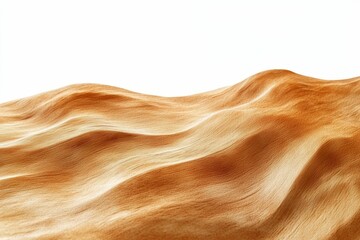 Obraz premium Brown, wavy, textured surface; abstract background.
