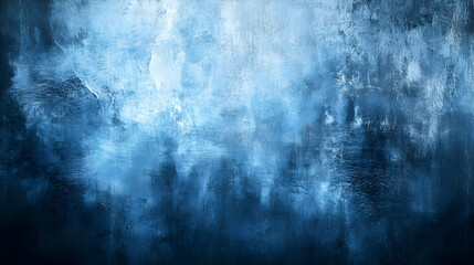 Obraz premium Abstract Blue Distressed Texture Background with Light and Dark Tones for Design