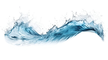 Obraz premium water splash isolated on white