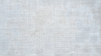 Close-Up Macro Photograph of White Fabric with a Fine Weave Pattern, Showing the Detailed Texture and Smooth Surface