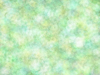 Fototapeta premium 淡い緑の新緑をイメージした背景素材イラスト