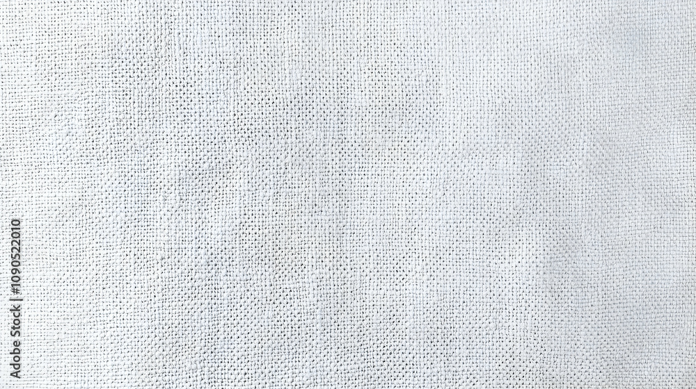 Poster white canvas texture with interwoven threads, abstract background, minimalist design