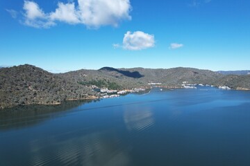 Fototapeta premium Aerial photo of Lake Eildon Victoria Australia