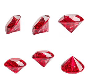 red diamond crystal gems