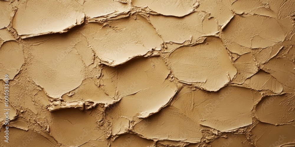 Aufkleber textured clay stucco featuring a unique pattern, highlighting the beauty of clay and showcasing a di
